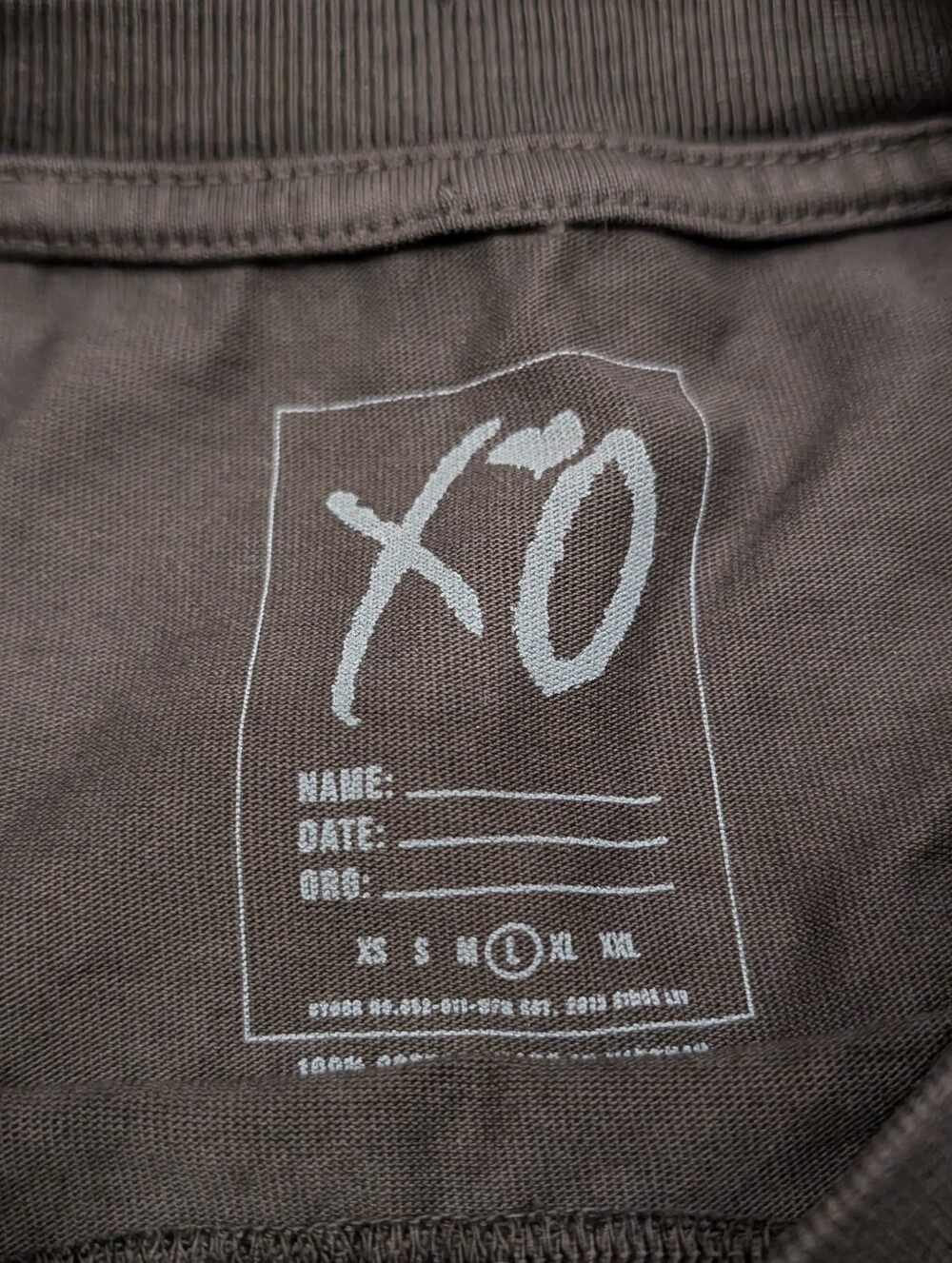 The Weeknd After Hours Till Dawn 2025 Face Tour T-Shirt Men's Size Large *Faded* - Picture 3 of 6